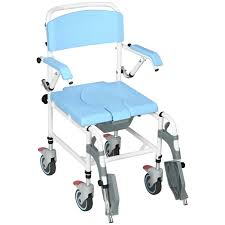 Commode Wheelchair with Aluminum