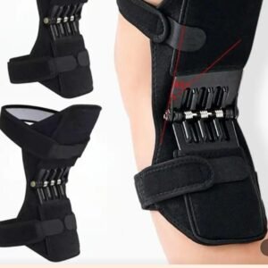 Knee Elevator Brace with spring stabilizer providing enhanced knee stability and pain relief.