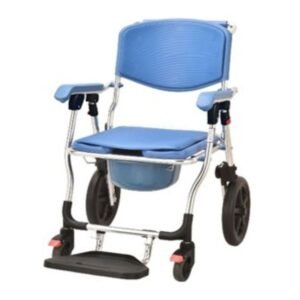 Wheeled Toilet & Shower Chair – Bathroom Safety Seat