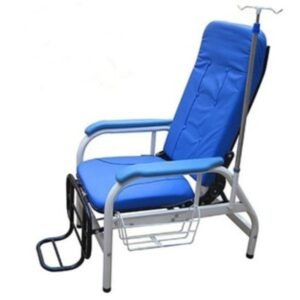 Portable Clinic Infusion Chair – Stainless Steel IV Recliner Bed